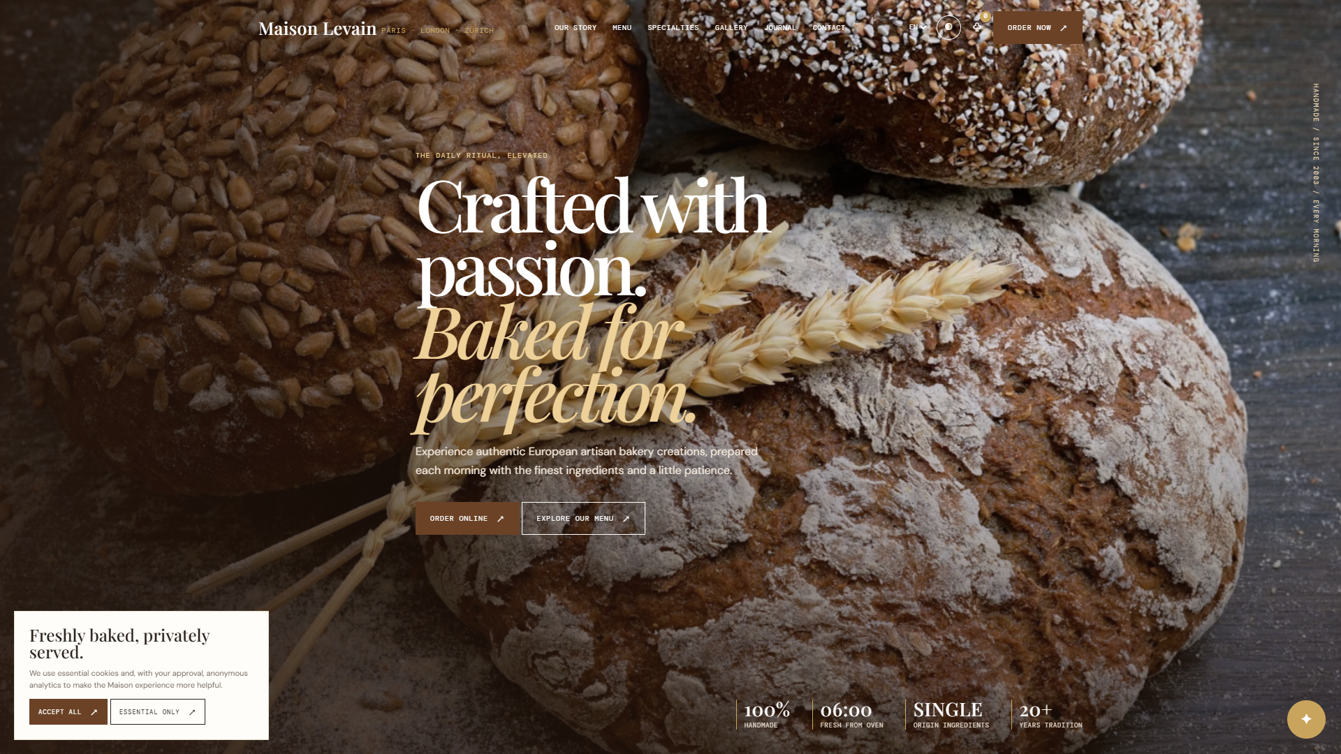 Artisan Bakery & Patisserie Pro Screen 4