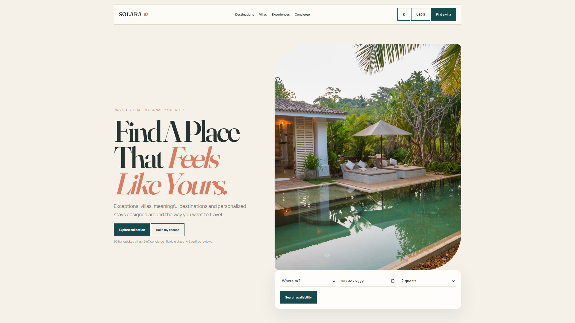 Heritage Estate Manor & Spa — Website Template