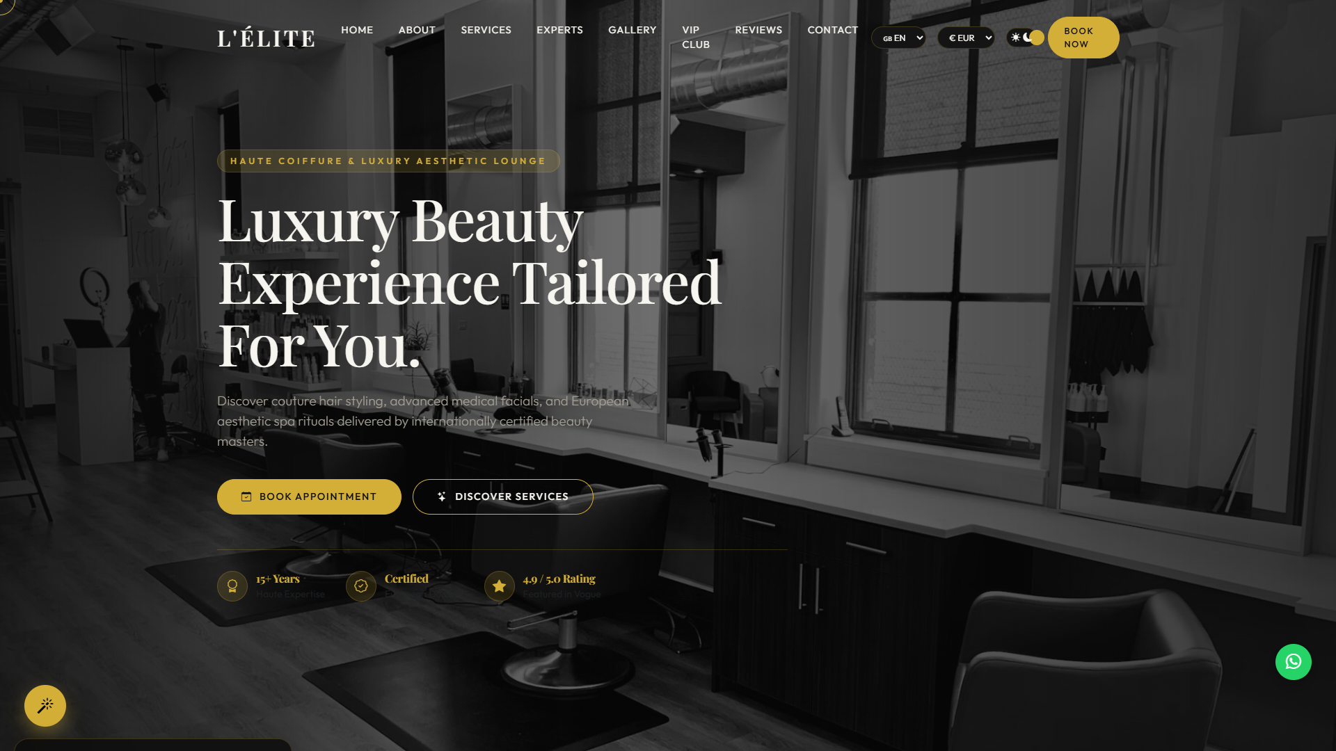 Opulence Hair & Beauty Studio Screen 3